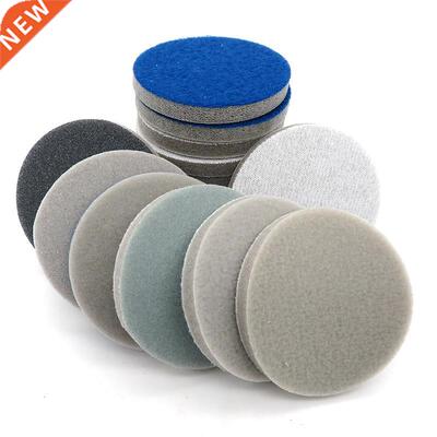 2 nch 300-3000 Grt Round Sandng Sponge for Polshng Gr