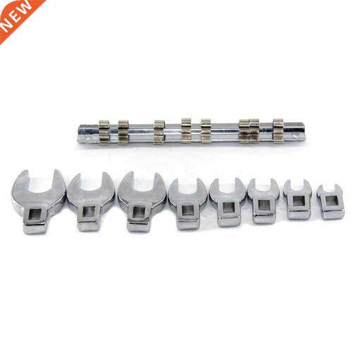 8 Pcs 3/8 nch Drve Crowfoot Wrench Set 10 to 22mm Metrc C