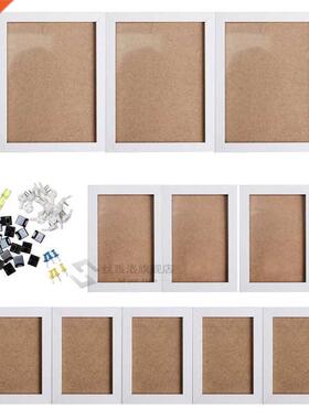 11Pcs Black White Acrylic Glass Picture Photo Frame Set