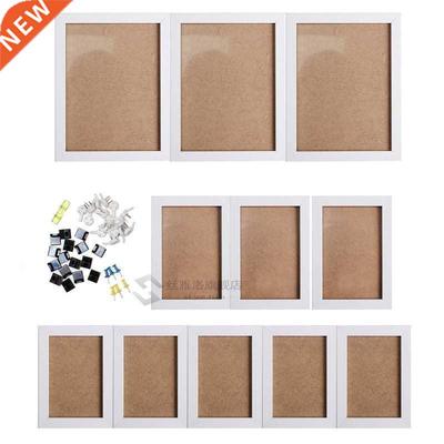 11Pcs Black White Acrylic Glass Picture Photo Frame Set