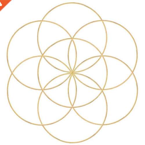 8Pcs 8 Inches Dream Catcher Rings Metal Hoops Macrame Ring f