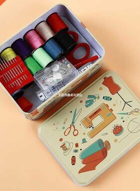 Popular Metal Iron Box Cosmetic Box Sewing Kit Tin Box Threa