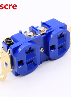 5pieces x  AC Power US Distributor Outlet Gold plated Recept