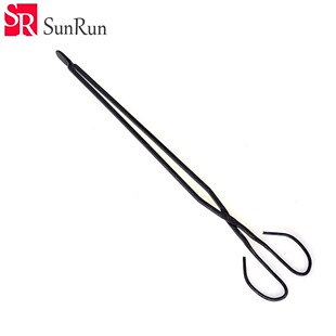 Home fire tongs long handle flat garbage garbage pickers han