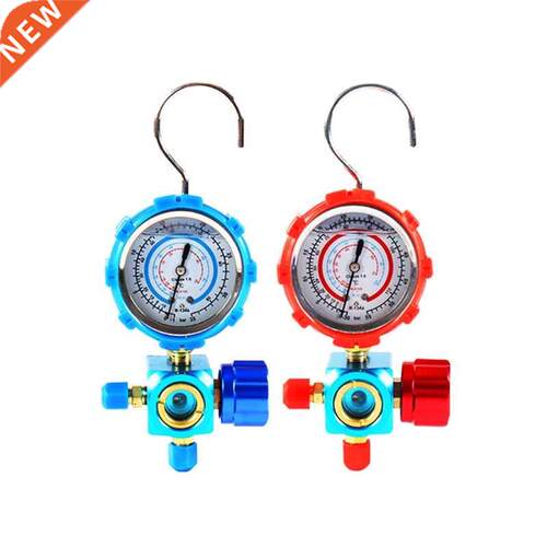 R410A R22 R134A Refrigerant High/Low Pressure Gauge 1/4 Auto