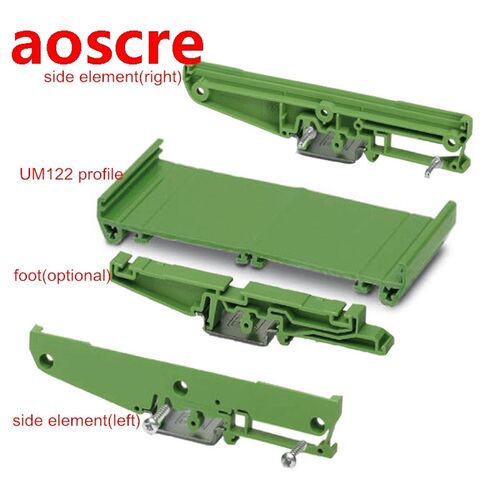 UM122 stainless steel rail base plate 35mm iron rail base DI