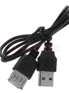 1PC Black USB 2.0 Male to Female Extension Extend Cable Cor