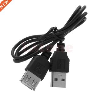 1PC 2.0 USB Black Cable Female Extension Male Extend Cor