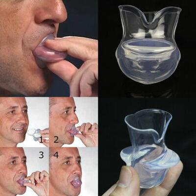 1pcs Silicone Anti Snoring Tongue Anti-snoring mouthpiece br