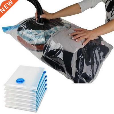 Convenient Vacuum Bag Storage Home Organizer Transparent Clo