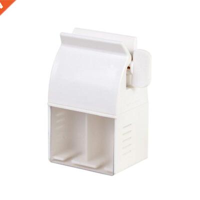 Wall Mounted Toothpaste Dispenser Squeezer Dustproof Toothbr