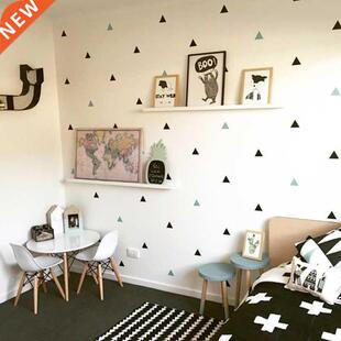Baby Boy Room Little Triangles Wall Sticker For Kids Room De