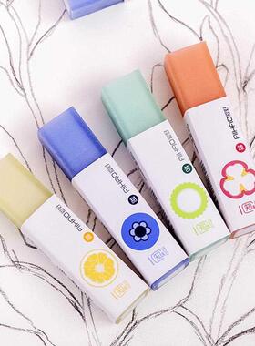 1pc Kawaii Rectangle 2B Pencil Rubber Eraser Stationery Colo