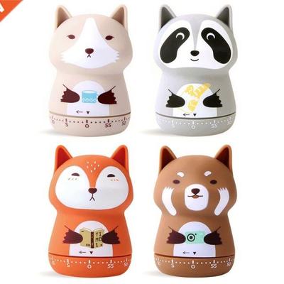 Household Kitchen Cartoon Animal Mechani Counters Clock F