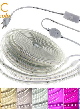 220V LED Strp Hgh Safety Hgh Brghtness LED Tape 120LEDs/