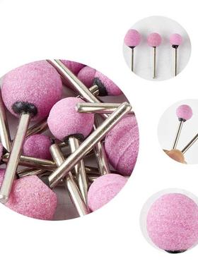 10pcs 3mm Shnk 6-16mm Bll Shpe Cermic Mounted Point Grin