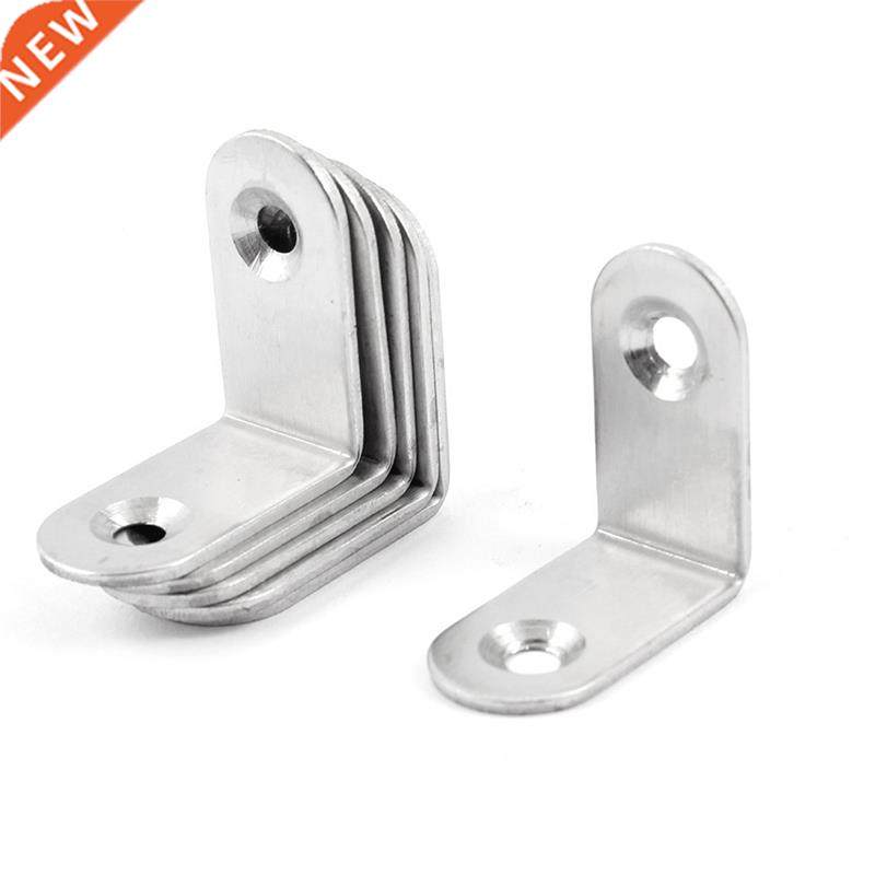 6 Pcs 30x30mm Corner Brace Joint Right Angle Bracket Silver