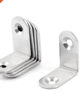 6 Pcs 30x30mm Corner Brace Joint Right Angle Bracket Silver