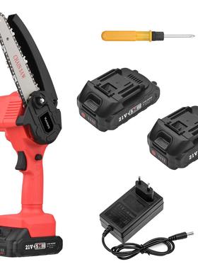 Handheld Chainsaw Cordless Chainsaw 6-Inch 21V Electric Chai