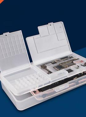 Clear Plastic Organizer Container Storage Box Double Layer C