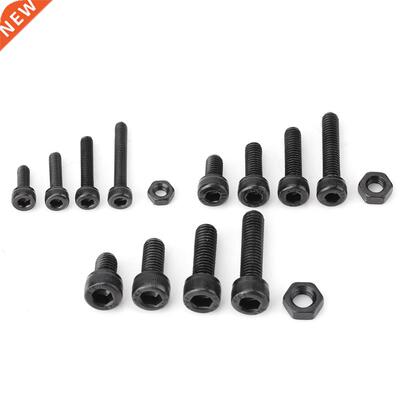 420pcs M3/M4/M5 Hex Socket Head Cap Screws and Nuts Carbon S