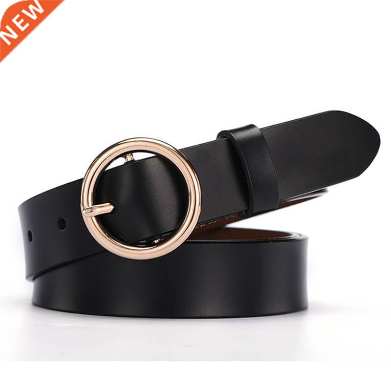 Leather Belts for Women Fashion Jeans Classic Retro Simple R