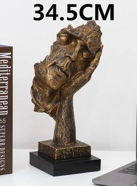 34.5CM Home Nordic Simple Abstract Sculpture Figurine Orname