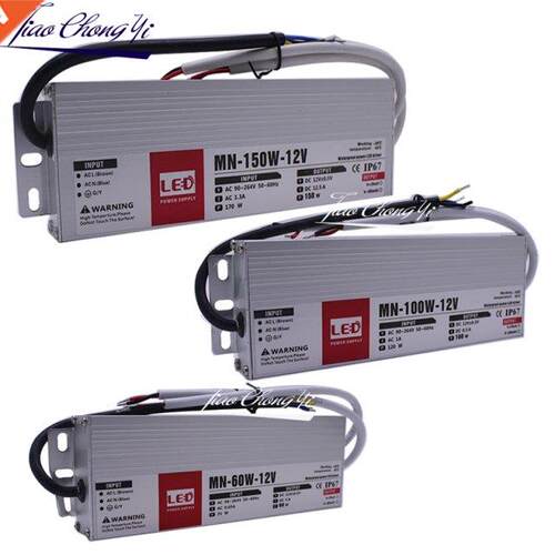 LED ultra-thin waterproof power supply IP67 DC12V transforme