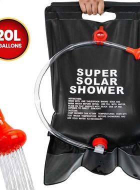 20L Portable Shower Bag with Switch Hose and Plastic Head La