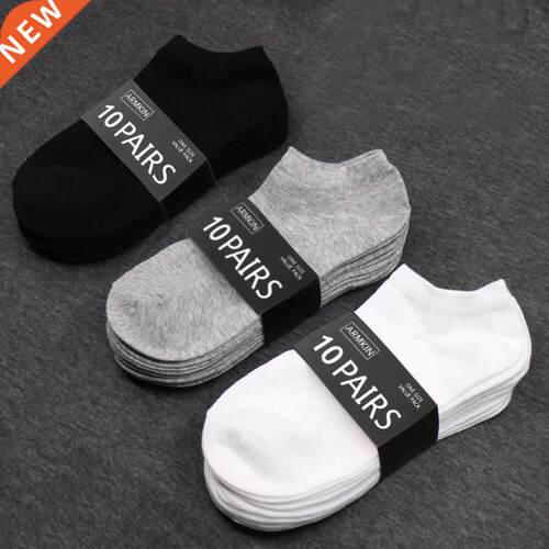 10 Pairs Solid Color Women Socks Breathable Sports socks Cas