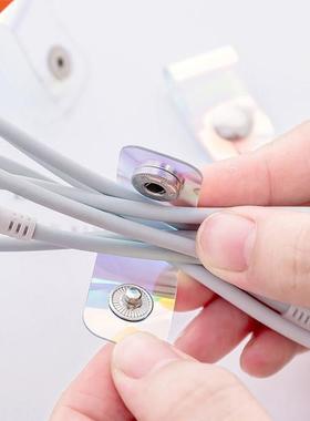 5pc Cable Winder Organizer Desk Set Wire Data Line Holder P