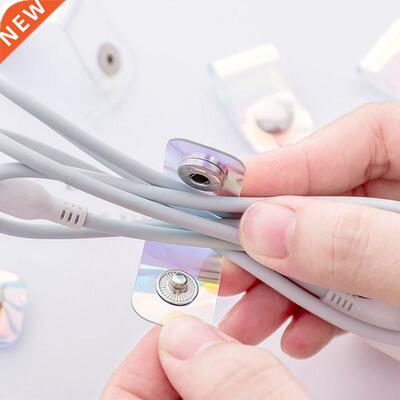 5pc Cable Winder Organizer Desk Set Wire Data Line Holder P