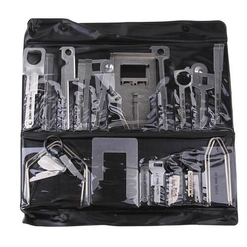 8Pcs Vehicle Car Stereo Radio Release Removal Tools Key Kit