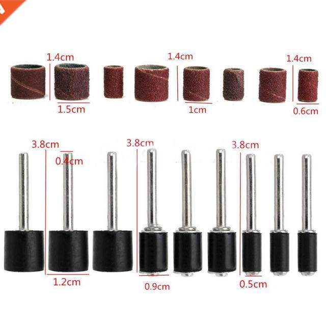 338pcs Drum Sanding Kit Sanding Bands Drums 1/2 '' 1