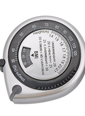 Body Mass Measuring Tape Measure 150cm BMI Calculator - Fitn