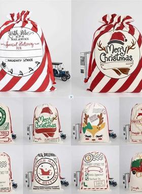 Christmas Gift Bag Sack Drawstring Santa New Arrival Claus
