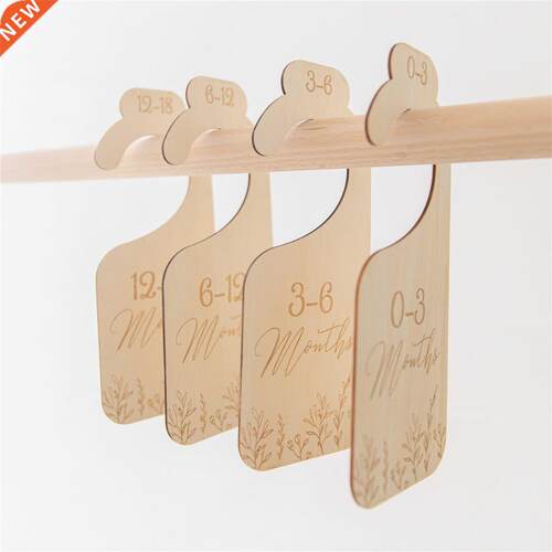 11 pcs/set Wooden Baby Clothing Size Dividers Nursery Closet