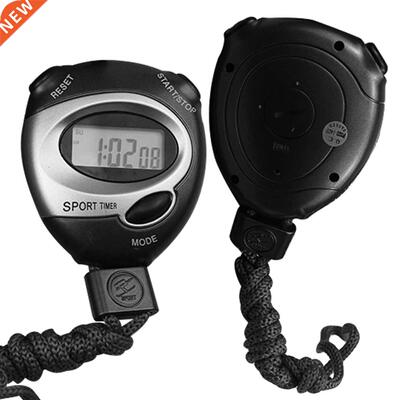 Sports Stopwatch Counter Tmer Chronograph LCD for Runnng