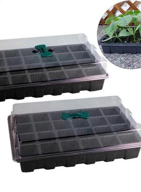 24-Hole Home Garden Balcony Nursery Seedling Tray Plant Grow