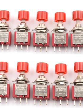 Rouge Pin C-NO-NC 6mm Mini momentané automatique reto