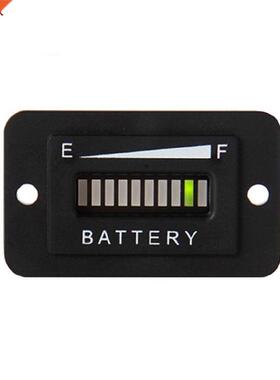 Battery Fuel Gauge Indicator LED 12-24V 36V 48V 72V 适用于