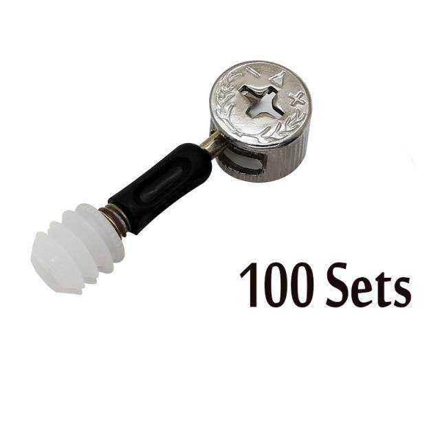 100sets Furniture Connecting Fitting olt Screw 6Mm Male Th