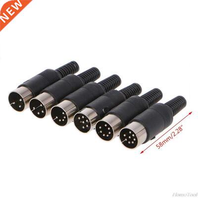 Male DIN Plug Socket Connector /4/5/6/7/8 PIN Chassis Cable
