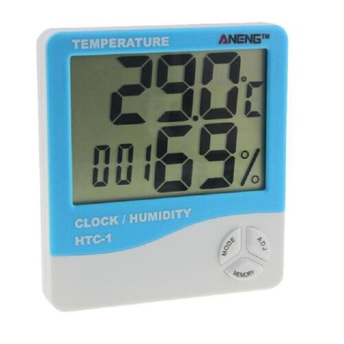 LCD Temperature Humidity Meter Indoor Outdoor Thermometer Hy