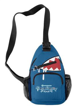 Hololive VTuber Gawr Gura 3D Men's shoulder bag messenge