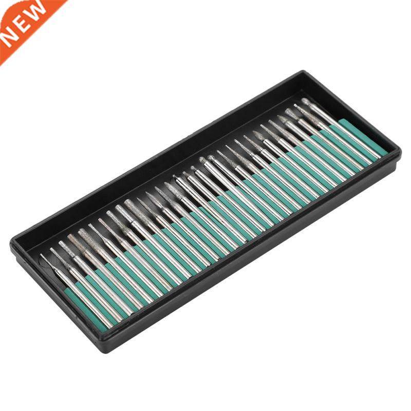 30Pcs 3mm/0.12inch Shank Grinding Heads Mounted Burr Points