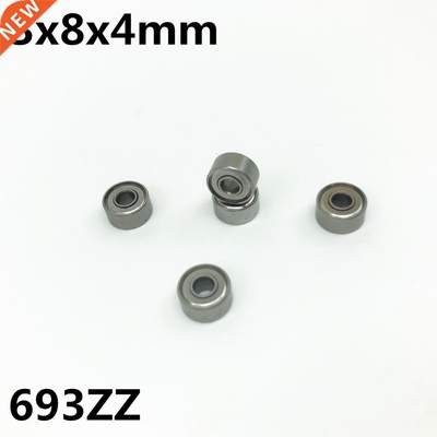 50Pcs 693ZZ L-830ZZ 3x8x4 mm Deep groove ball bearing Miniat