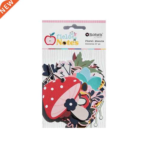 CRZCrafter 67pcs Printed Paper Diecuts Shapes Foil Design F