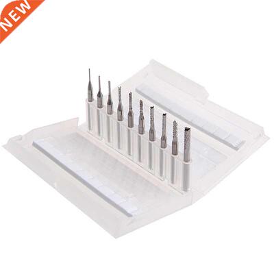 10Pcs 1/8'' 0.8-3.175mm Drill Bits Engraving Cutter