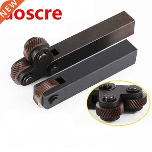 26mm Knurling Tool Steel Dia Dual/Single Wheels Linear Pitch